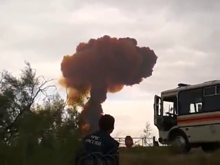 the explosion of a proton rocket through the eyes of eyewitnesses. baikonur